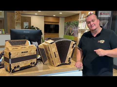 Das "40 Jahre Jubiläumsmodell" von Schmidt Harmonika!