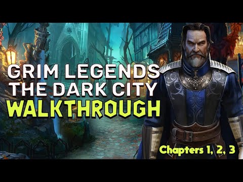 Grim Legends 3 The Dark City Chapters 1, 2, 3 Walkthrough (No Skips) | @GAMZILLA-