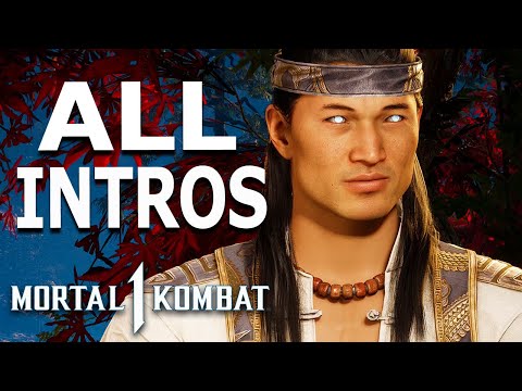 MORTAL KOMBAT 1 Liu Kang All Intros Dialogue Character Banter MK1