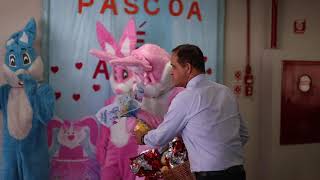 Entrega dos Ovos de Páscoa na Creche Paraisópolis