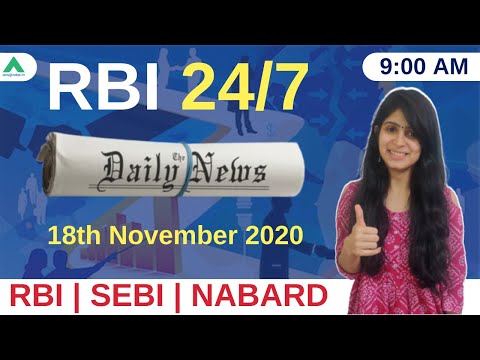 RBI 247 | Daily Current Affairs | RBI 2020 & SEBI 2020 | Day 174 - by Mansi Anand
