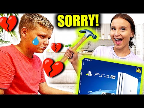 PlayStation von Bruder ZERSTÖREN & eine neue schenken ! 💔🫣 (er ist sauer) - Celina