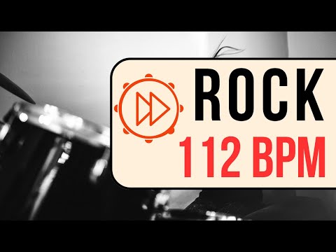 112 BPM - Rock Drum Beat in 4/4 - Backing Track (#90)