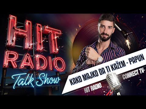 DENIS MARKOVIC PAPUN & ORK. VUKOVI - KAKO MAJKO DA TI KAZEM (Hit Radio Talk Show)