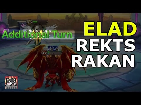 ELADRIEL AI = 200 IQ REVIVE HEAL (1v3 Siege) - Summoners War