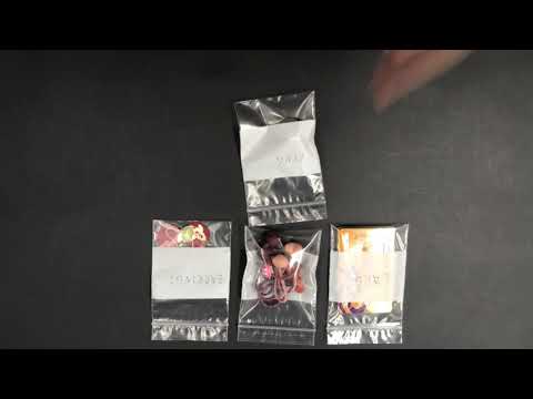 Clear Poly Zip Lock Bags with Write-On Block