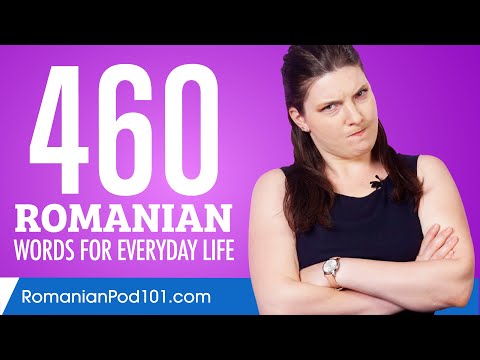 460 Romanian Words for Everyday Life - Basic Vocabulary #23