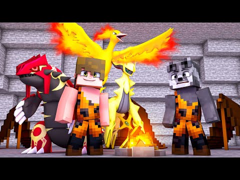 Minecraft : Primitivo Pokémon #5 - ACHEI O PRIMEIRO POKÉMON LENDÁRIO NA SÉRIE E FIQUEI SURPRESO!!