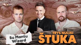 Mantas Wizard x Hiparikai | TRYS NULIAI ŠTUKA