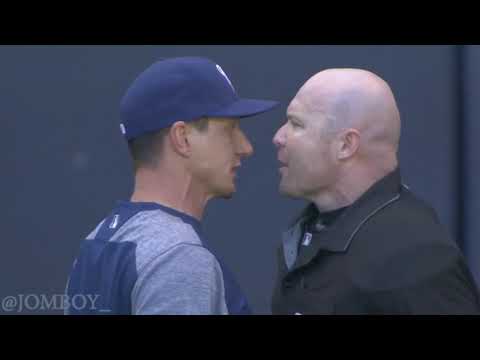 Craig Counsell and the ump go face to face screaming at each other, a breakdown