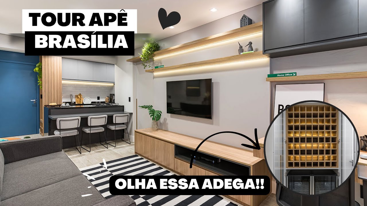 APÊ BRASÍLIA | TOUR REFORMA TOTAL 50M²