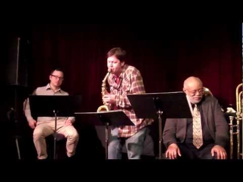 Jim Hobbs solo. Taylor Ho Bynum Sextet @ Jazz Gallery, NY 12-17-2011