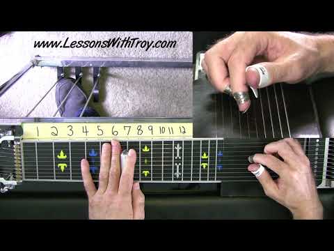 E9 Pedal Steel Basics - #9 - Applying C6 Sounds to E9 - Thunderstorms and Neon Signs