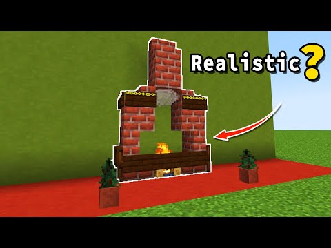 Insane Minecraft Christmas Fireplace Hack