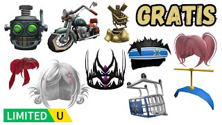 COMO PEGAR 10 ITENS GRÁTIS LIMITADOS UGC AGORA NO ROBLOX