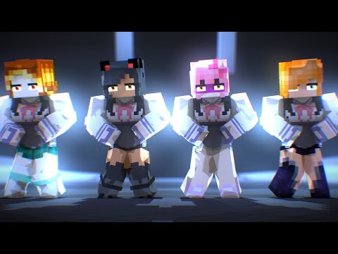 BELIEVER PROJECT SHUFFLE DANCE POI POI APHMAU SCHOOL GIRLS - MINECRAFT ANIMATION #shorts