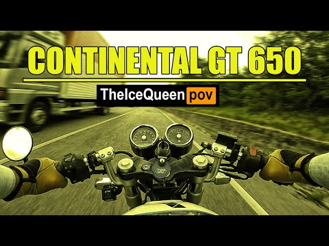 14 minutes Long Take Pov Royal Enfield Continental Gt 650 Exhaust Sound and Speed