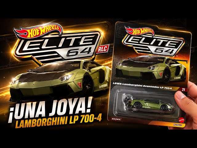 Vídeo relacionado con Hot Wheels Elite 64 LBWK Lamborghini Aventador LP 700-4