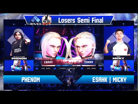 【EVO 2025】Phenom （キャミィ/C） VS ESAHK | MICKY （キャミィ/C）-　Losers Semi Final