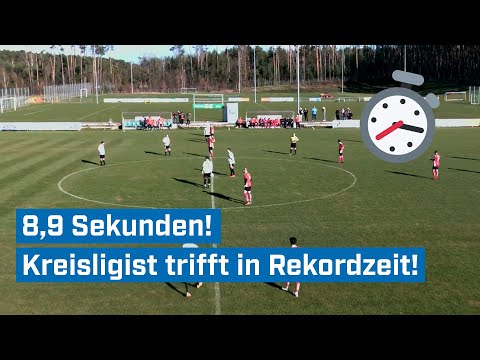 8,9 Sekunden: Kreisliga-Team trifft in Rekordzeit