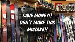 One HUGE Mistake To Avoid When Buying Skis!