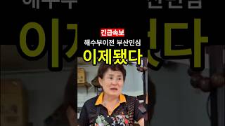 부산 해수부 근처 상인들 