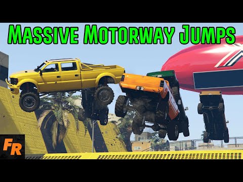 Massive Motorway Jumps! - Gta 5 Racing