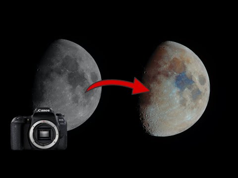 Den Mond und seine Mineralien fotografieren