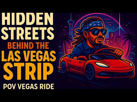 "Riding Behind the Vegas Strip – Hidden Streets and Real City Views [POV Drive]"