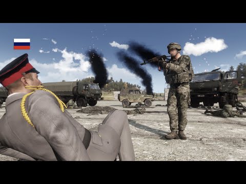 RUSSIAN GENERAL A.SMIRNOV TAKEN PRISONER after SNIPER ambush in Dobrivka Region - ARMA 3 Sniping
