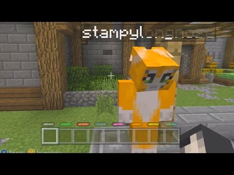 Minecraft Xbox - Battle Mini-Game - Joining Stampy Cat's Game