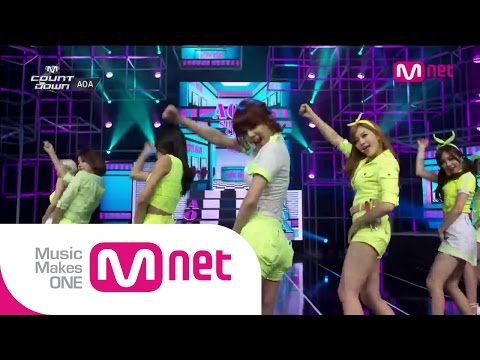 Mnet [엠카운트다운] Ep.384 : AOA - 단발머리(Short Hair)@MCOUNTDOWN_140710