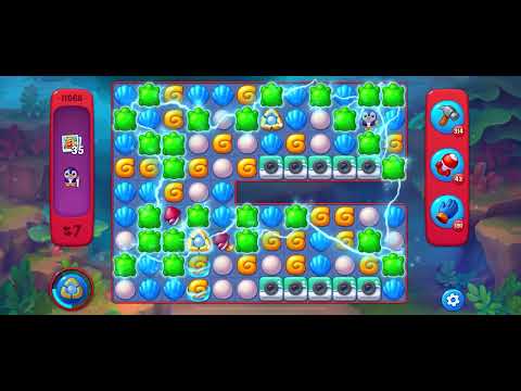 Fishdom Hard level 11068 no boosters フィッシュダム ハード