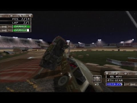 Test Drive: Eve of Destruction - Figure-8 Jump Race *Gameplay* [PS2]