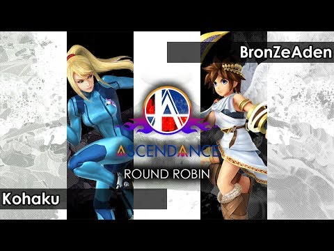 Smash 4: BEE | Kohaku (Zero Suit Samus) V BronZeAden (Pit) - Ascendance 60 Tournament SSB4