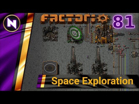 Factorio 0.17 Space Exploration #81 SPACE PLATFORM SCAFFOLDING