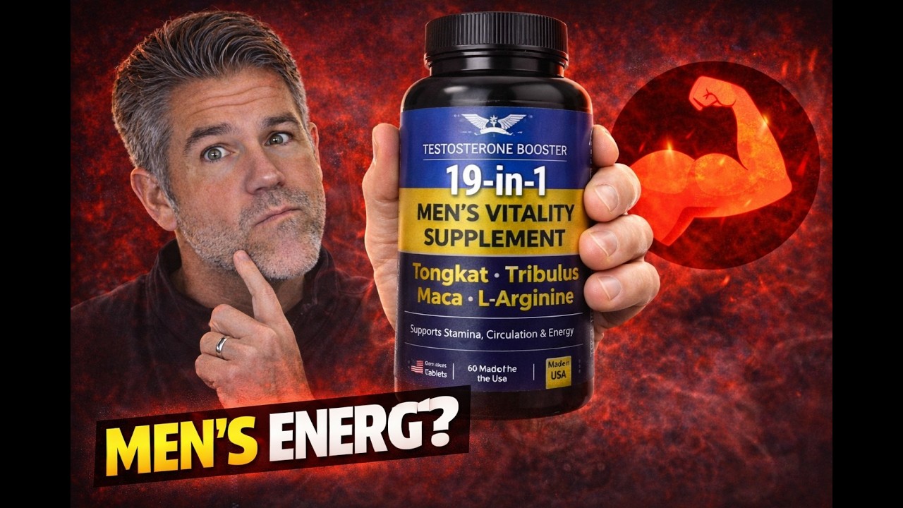 19-in-1 Men’s Energy & Vitality Supplement Review (Tongkat + Maca)