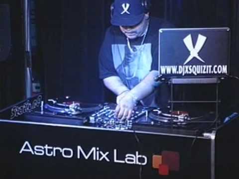 DJ Xsquizit @ Across The Fader DJ Battle Los Angeles LA 2012