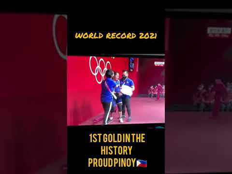 Hedilyn Diaz GOLD MEDALIST OLYMPIC TOKYO 2020