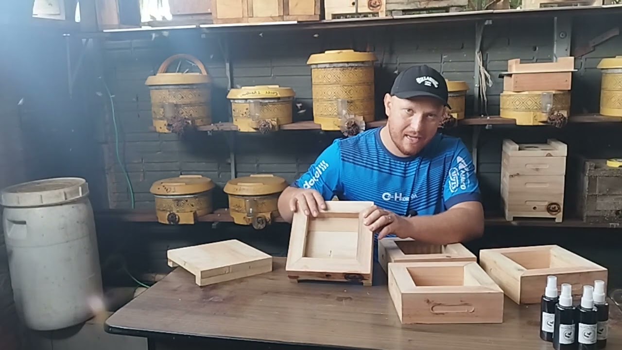 CAIXA INPA PARA ABELHAS MANDAÇAIA