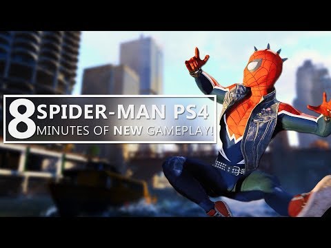 8 Minutes of SPIDER MAN PS4 GAMEPLAY!