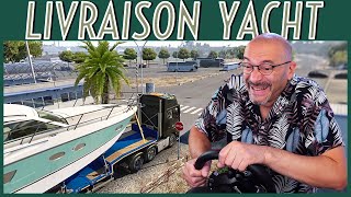 Chauffeur routier virtuel épisode 2 : livraison d'un Yacht au Portugal au volant du Mercedes Actros