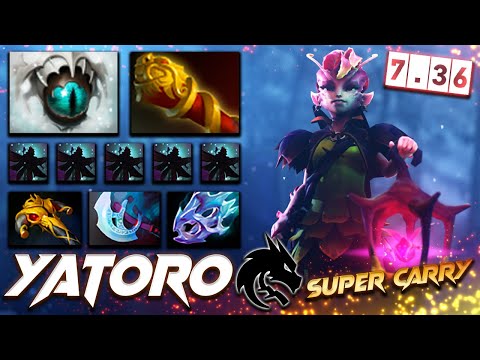 7.36 Yatoro Dark Willow Super Carry - Dota 2 Pro Gameplay [Watch & Learn]