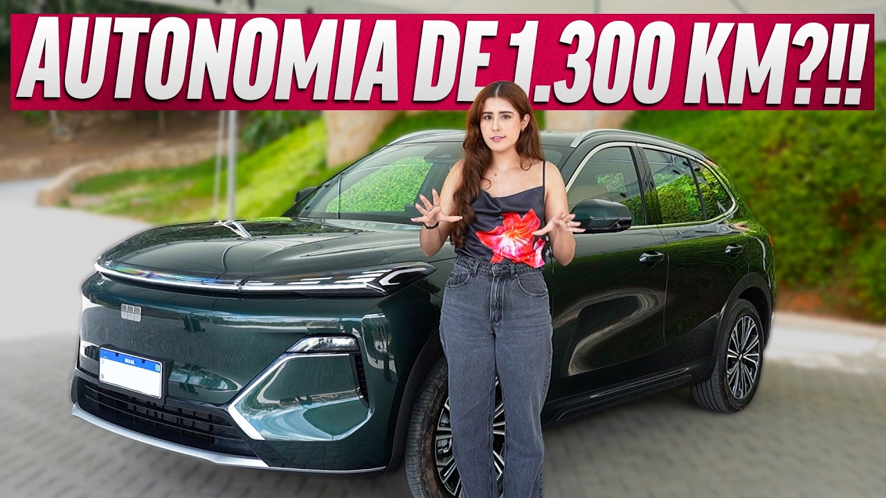 GEELY EX5 EM-i É "SUPER HÍBRIDO" POR R$ 189.990