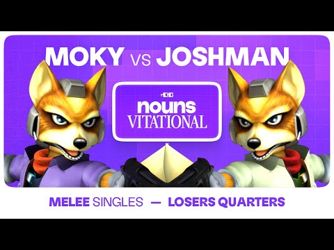 Nounsvitational 2024: moky (Fox) vs Joshman (Fox) | SSBM Melee Losers Quarters