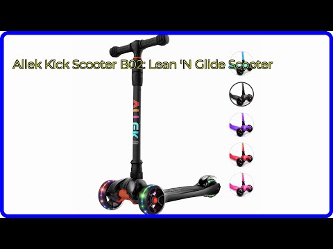 REVIEW (2025): Allek Kick Scooter B02: Lean 'N Glide Scooter. ESSENTIAL details.