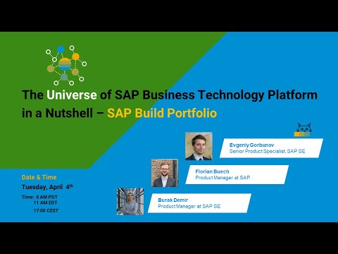 The Universe of SAP Business Technology Platform in a Nutshell – All about SAP Build