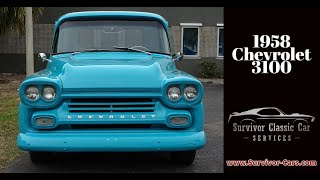 Video Thumbnail for 1958 Chevrolet 3100