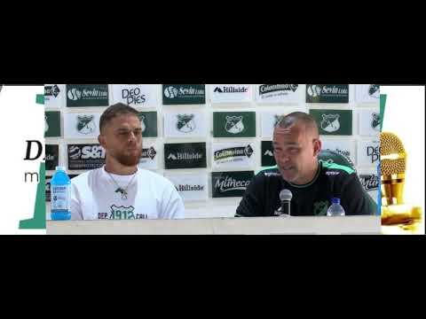 Rueda de prensa del #deportivocali previo al partido contra Santa Fe