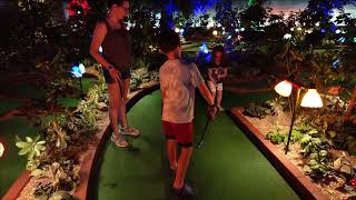 Playing Mini Golf At The Grand Country Music Hall Indoors Mini Golf Course | Branson Missouri